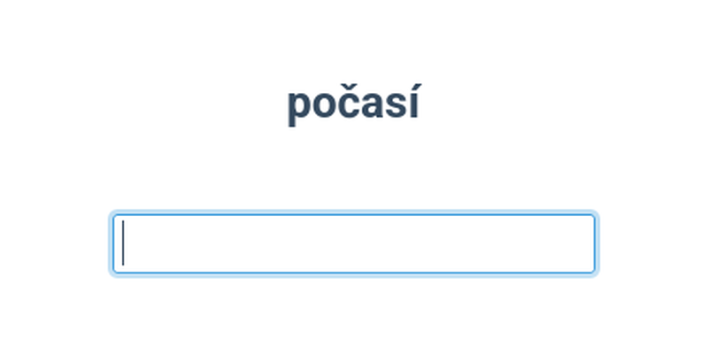 Počasí