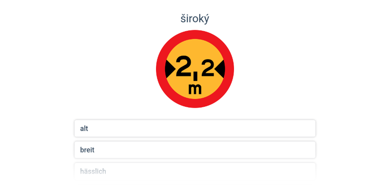 Základní přídavná jména