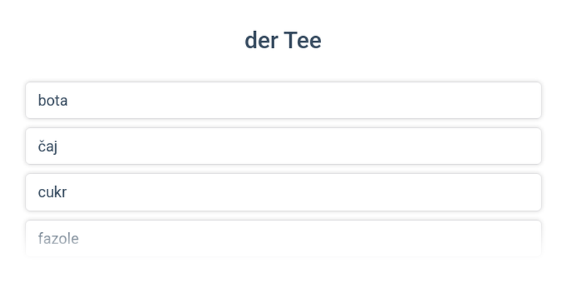Jednoduchá podstatná jména