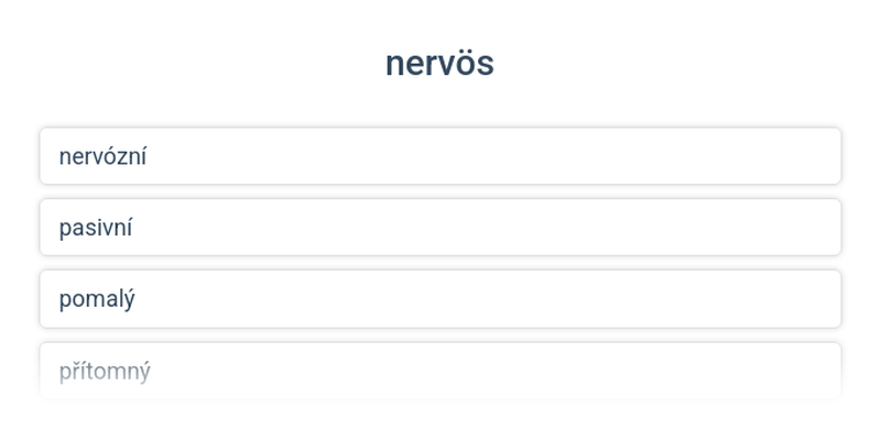 Základní přídavná jména