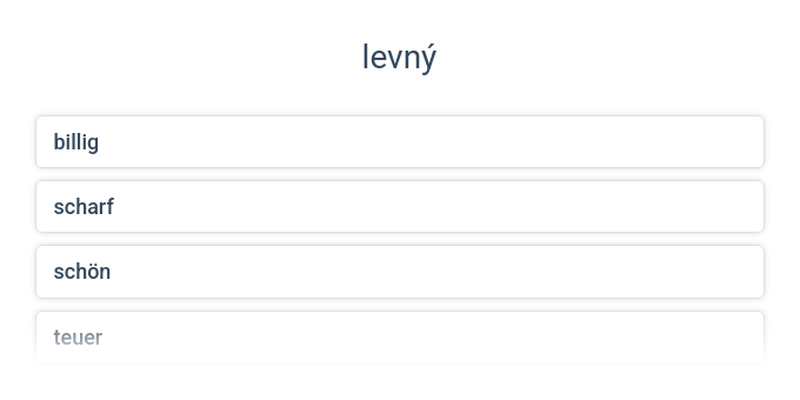 Základní přídavná jména