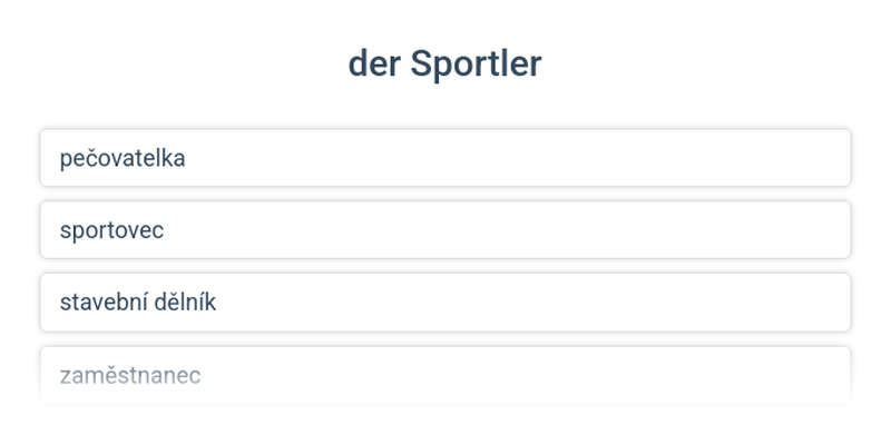 Povolání: základní slovíčka