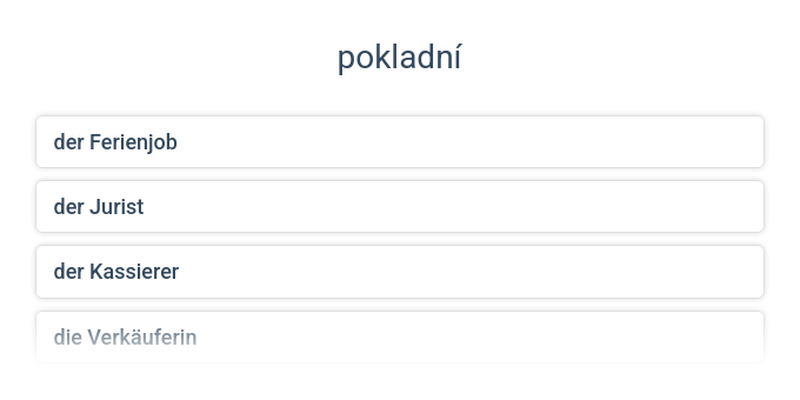 Povolání: základní slovíčka