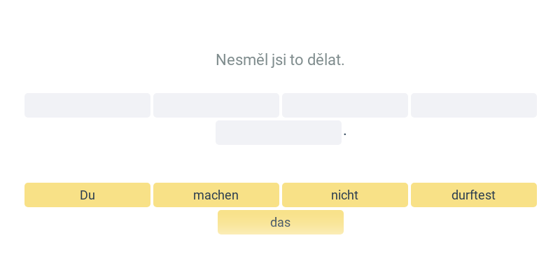 Se způsobovým slovesem – préteritum