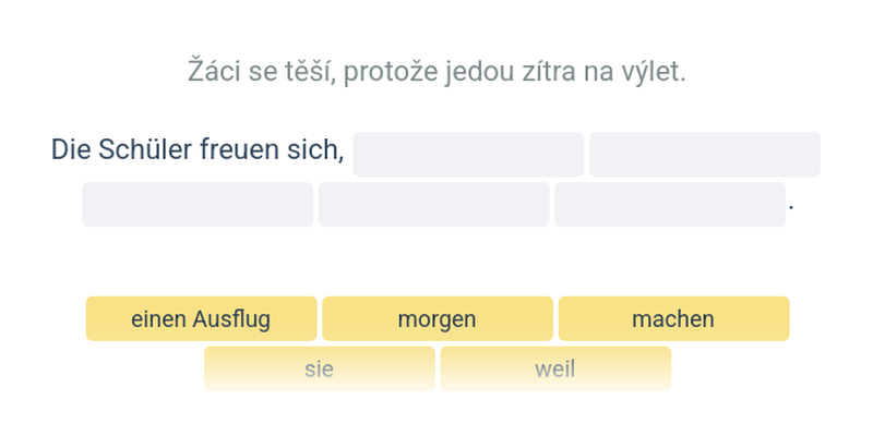 Po spojkách weil a denn