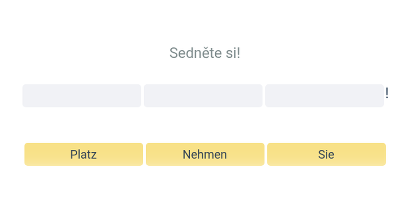 Pořádek slov v rozkazovacích větách