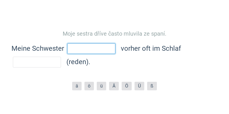 Slabá (a zvratná) slovesa – perfektum