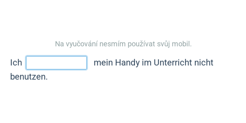 Způsobová (modální) slovesa – přítomný čas