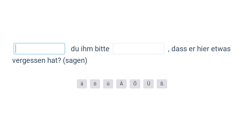 Slabá slovesa – Konjunktiv II