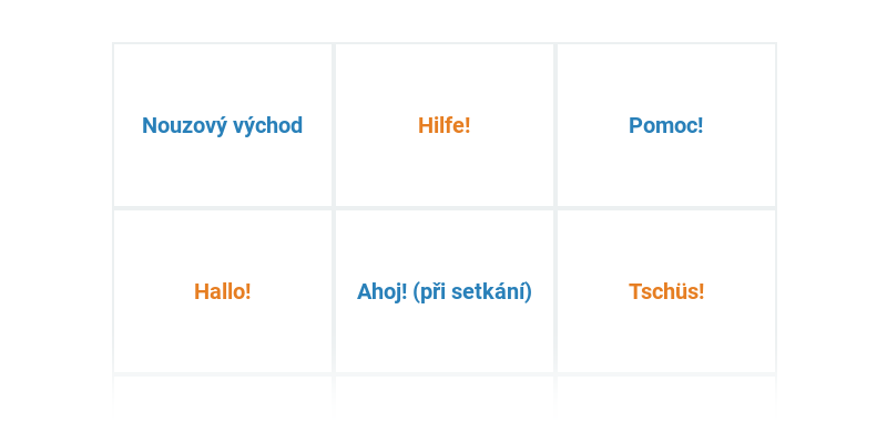 Pozdravy a zákl. fráze: mix