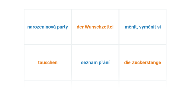 Svátky: společný základ slovíček