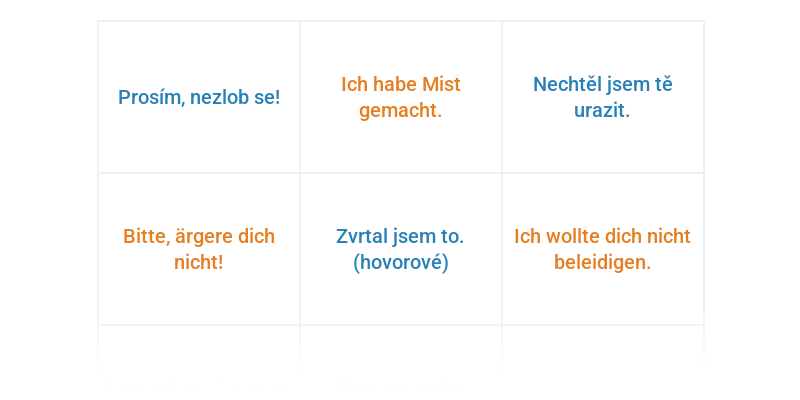 Omluvy a vyjádření lítosti