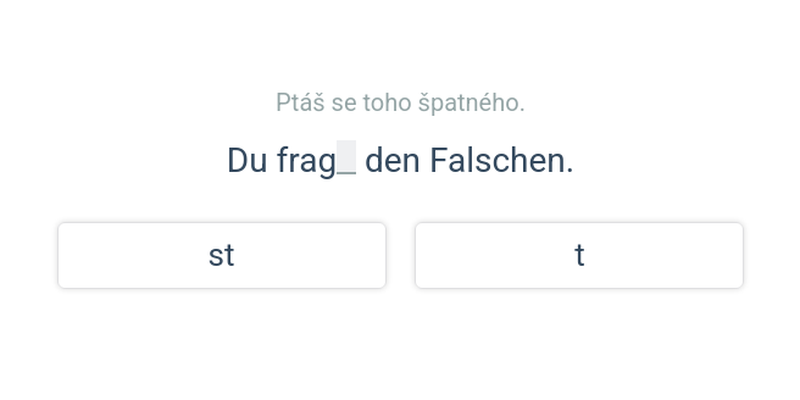 Slabá slovesa – přítomný čas