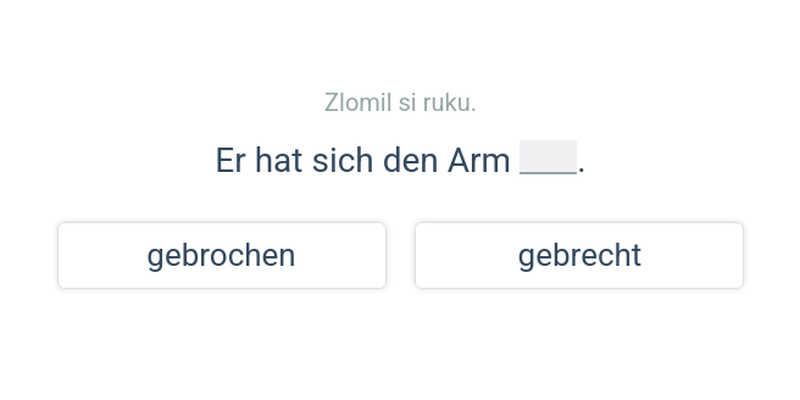 Slabá a silná slovesa – perfektum
