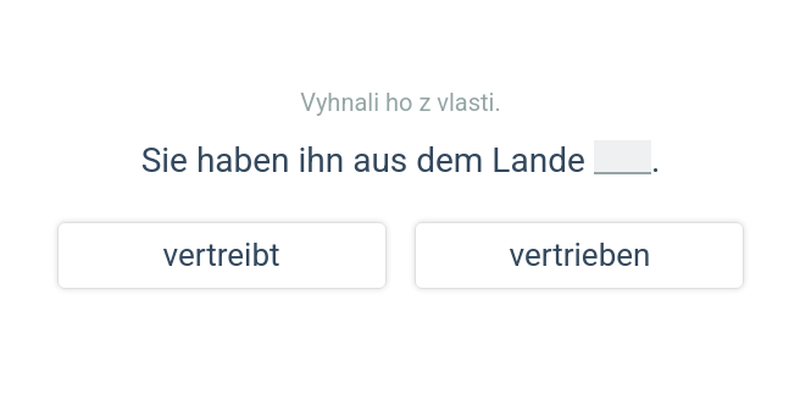 Slabá a silná slovesa – perfektum