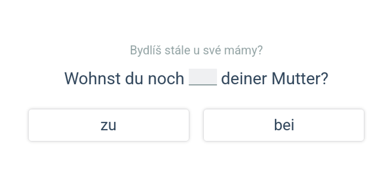 Předložky se 3. pádem: pokročilé