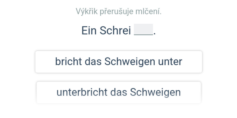 Slovesa s odluč. a neodluč. předponami – přítomný čas