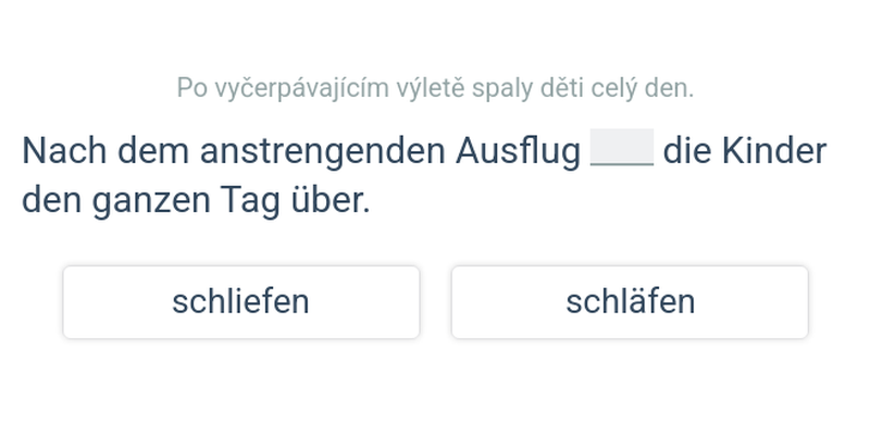 Silná slovesa – préteritum