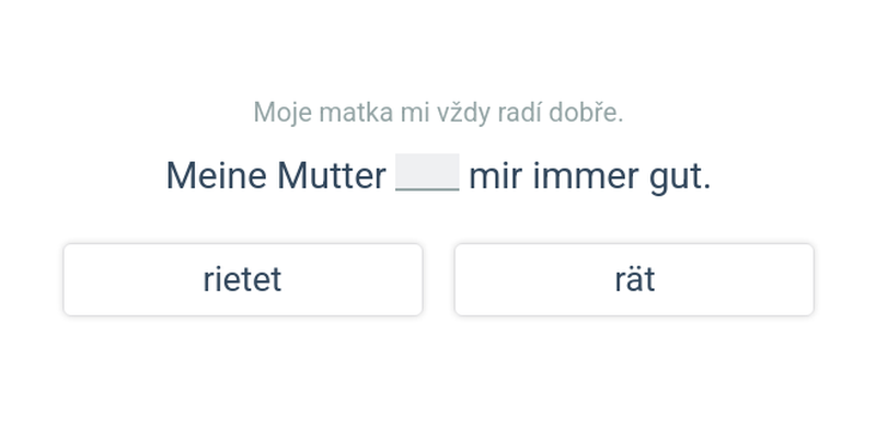 Silná slovesa – přítomný čas