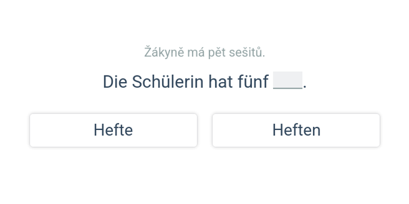Množné číslo: pokročilé