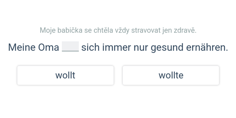 Způsobová (modální) slovesa – préteritum