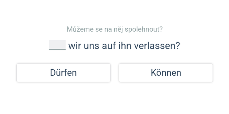 Způsobová (modální) slovesa – přítomný čas