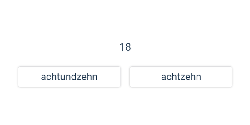 Číslovky základní: od 11 do 20