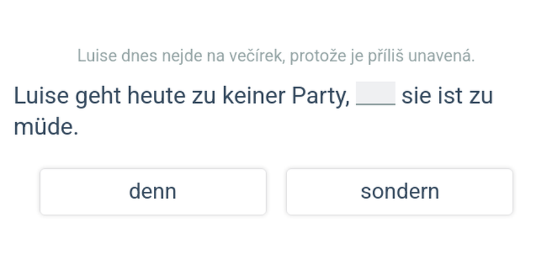 Pořádek slov ve větě po spoj. souřadících