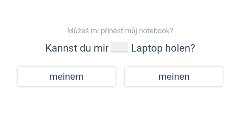 Přivlastňovací zájmena: 4. pád