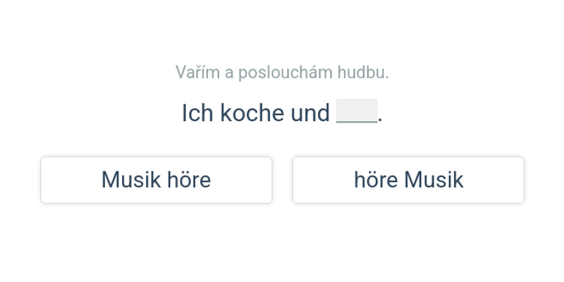 Pořádek slov ve větě po spoj. souřadících