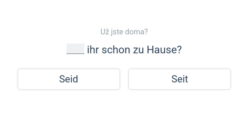 Přítomný čas: mix