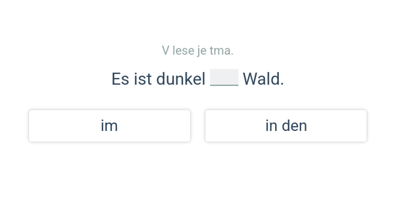 Splývání předložek a členů