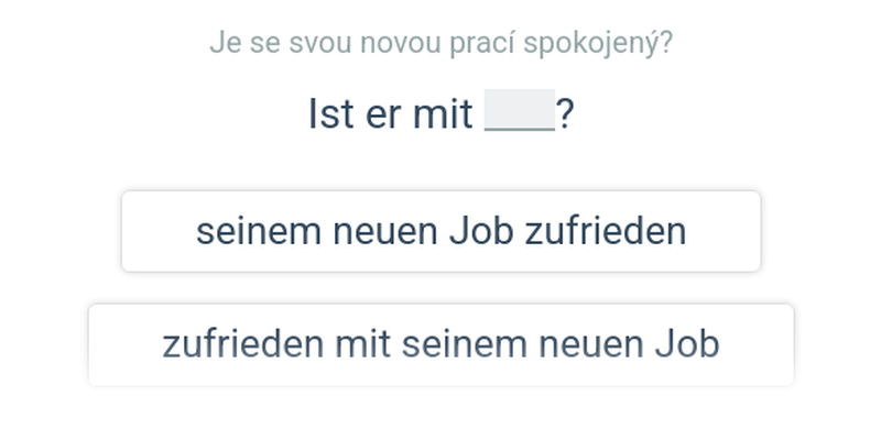 Pořadí předmětů ve větě