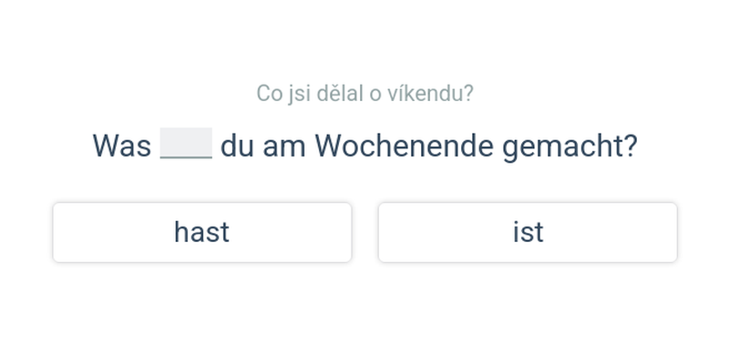 Slovesa sein, haben a werden – perfektum