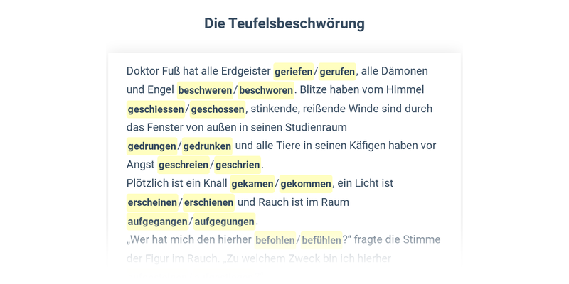 Silná slovesa – perfektum