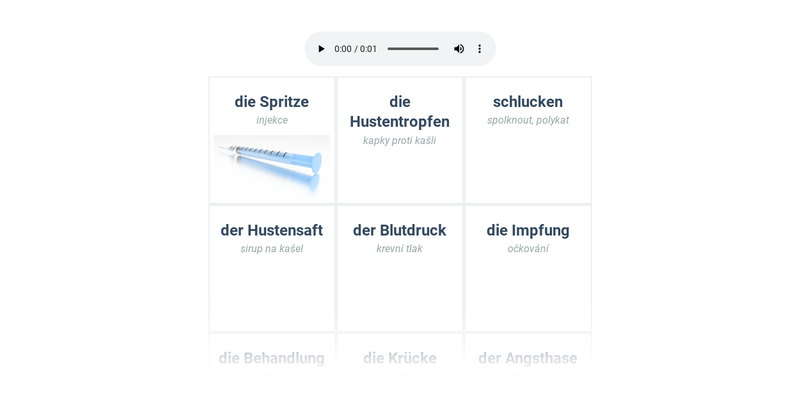 U lékaře, v nemocnici a lékárně