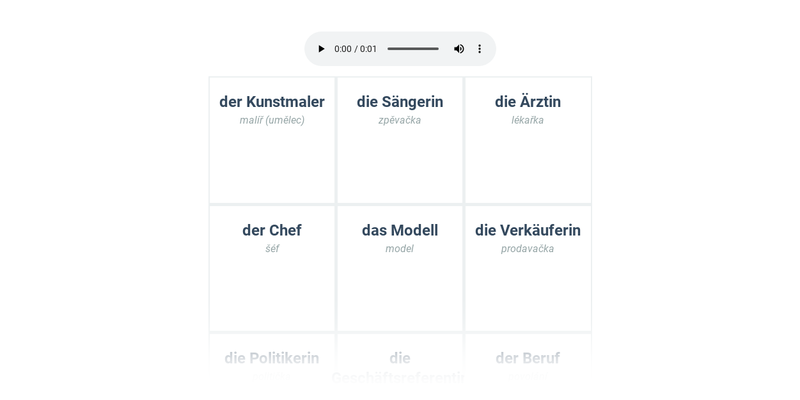 Povolání: základní slovíčka