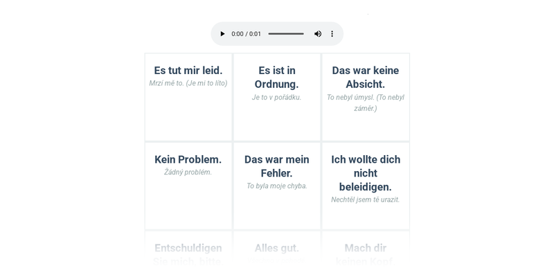 Omluvy a vyjádření lítosti