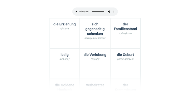 Životní události, rodina