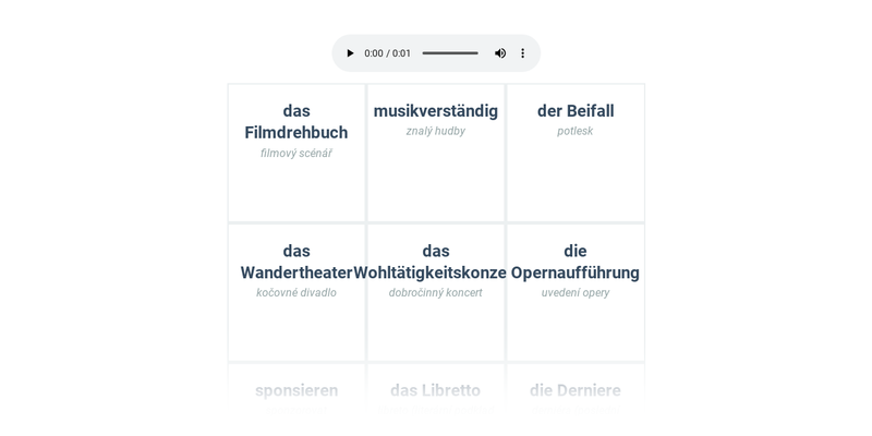 Kultura – film, hudba, divadlo