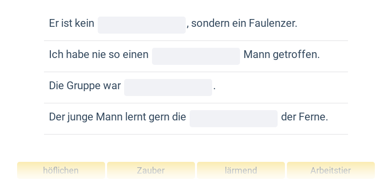 Vlastnosti a popisy lidí