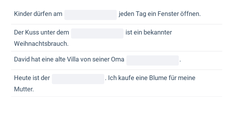 Životní události a svátky