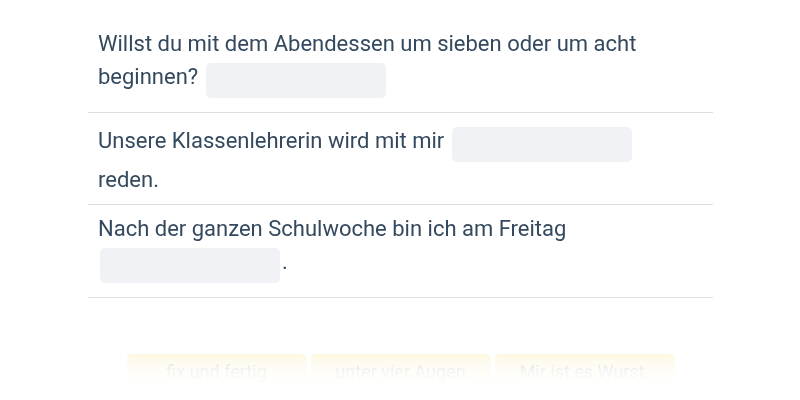 Jednoduché idiomy v němčině