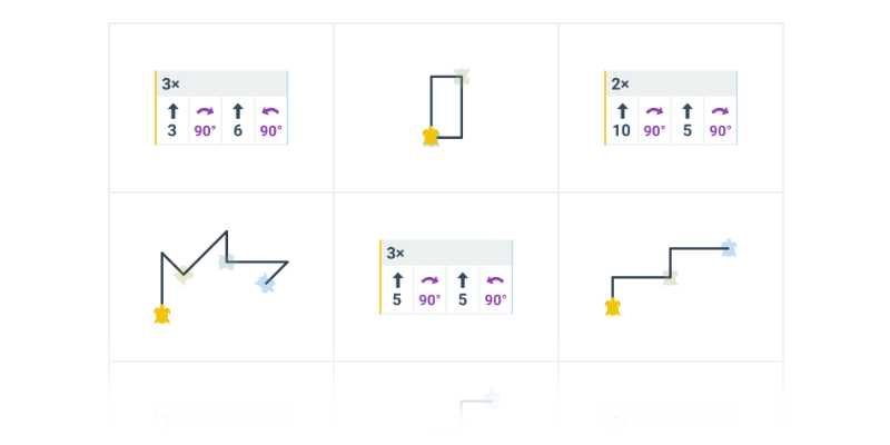 Želví obrázky (s opakováním)