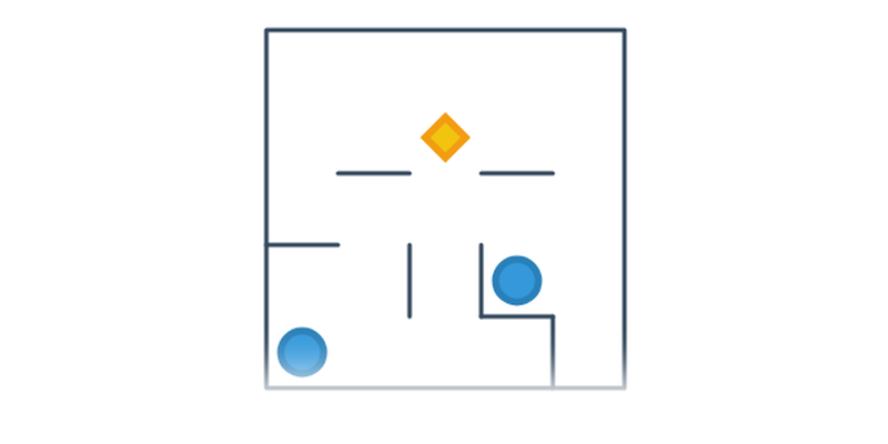 Spolupracující kuličky