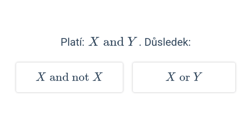 Logické odvozování s výrazy