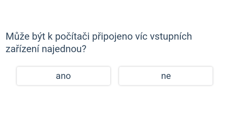 Vstupní a výstupní zařízení