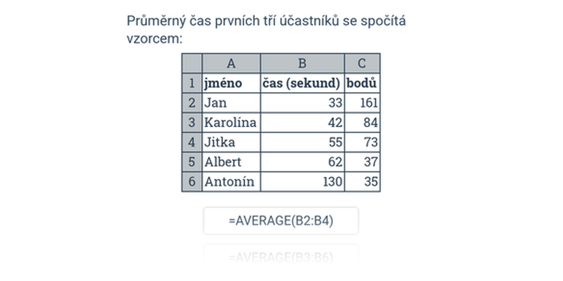 Tabulkový editor: mix