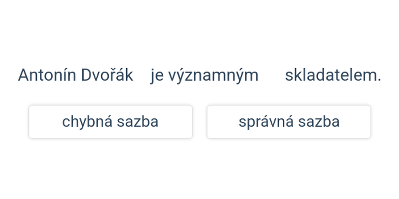 Interpunkce a speciální znaky