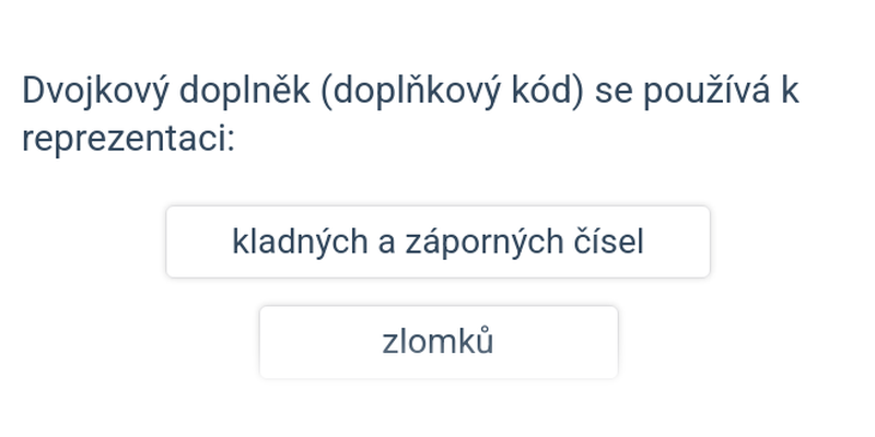Binární čísla: záporná a desetinná